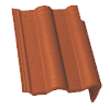 dachówka szczytowa prawa 90 lub 120 mm